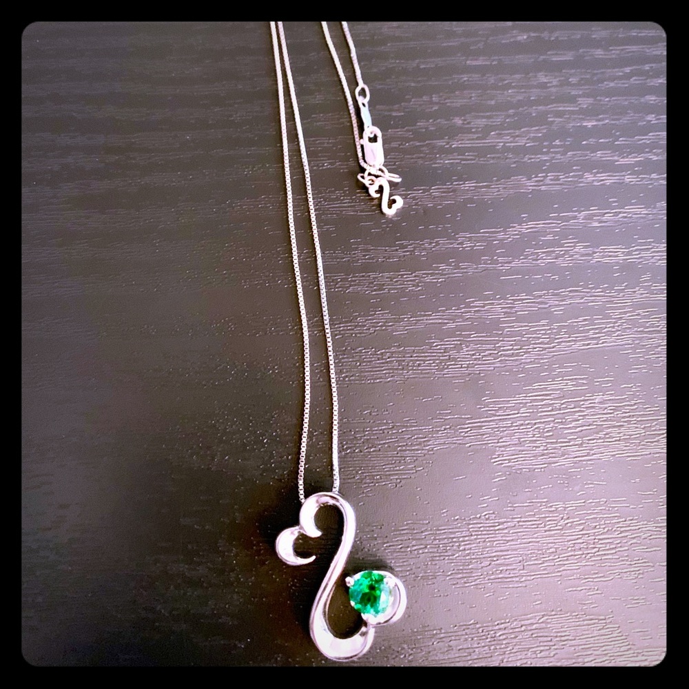Open heart necklace